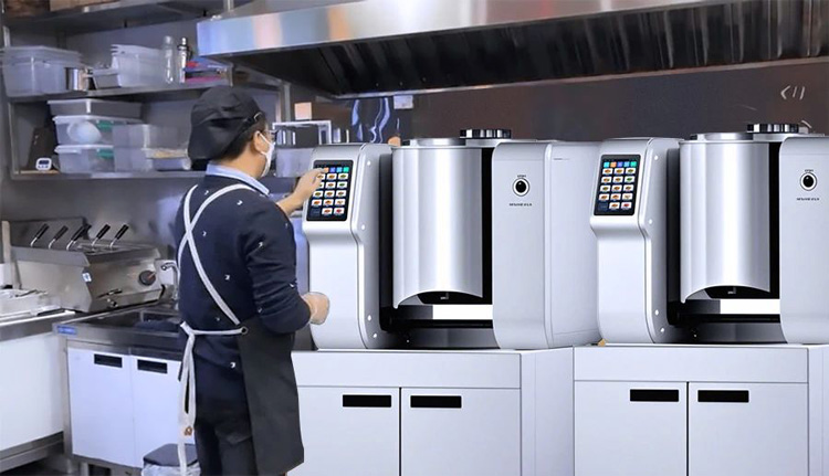 智能炒菜機應(yīng)用場景示意